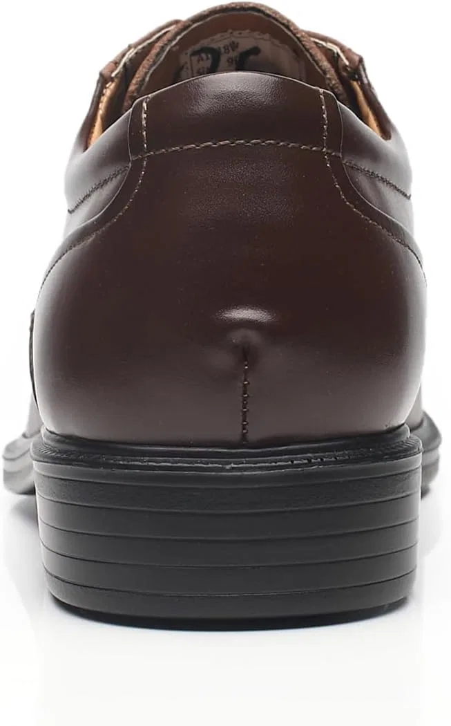 Мужские оксфорды La Milano Classic Modern с круглым мыском, Wide 8 Brown — фото 2