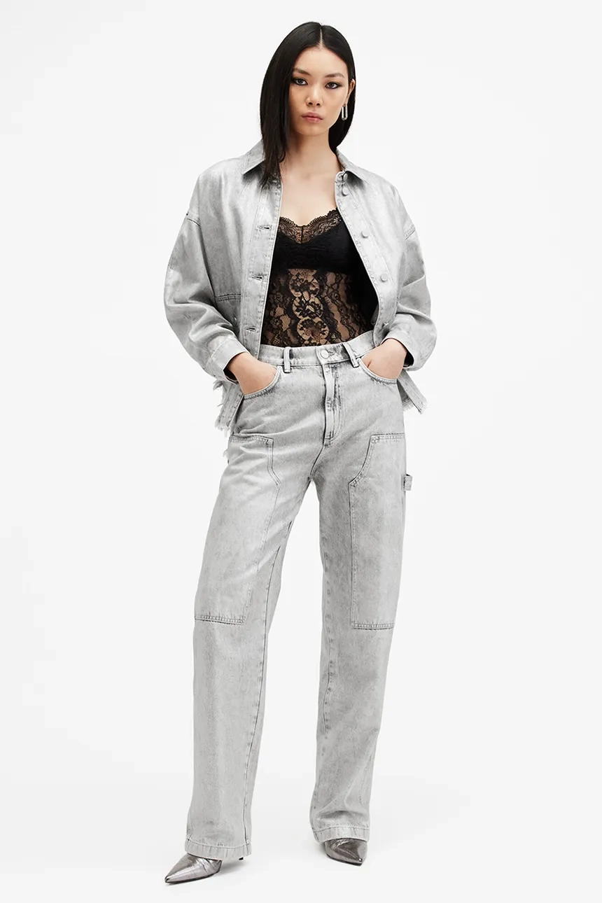 

Джинсы МИА из хлопка AllSaints, серый