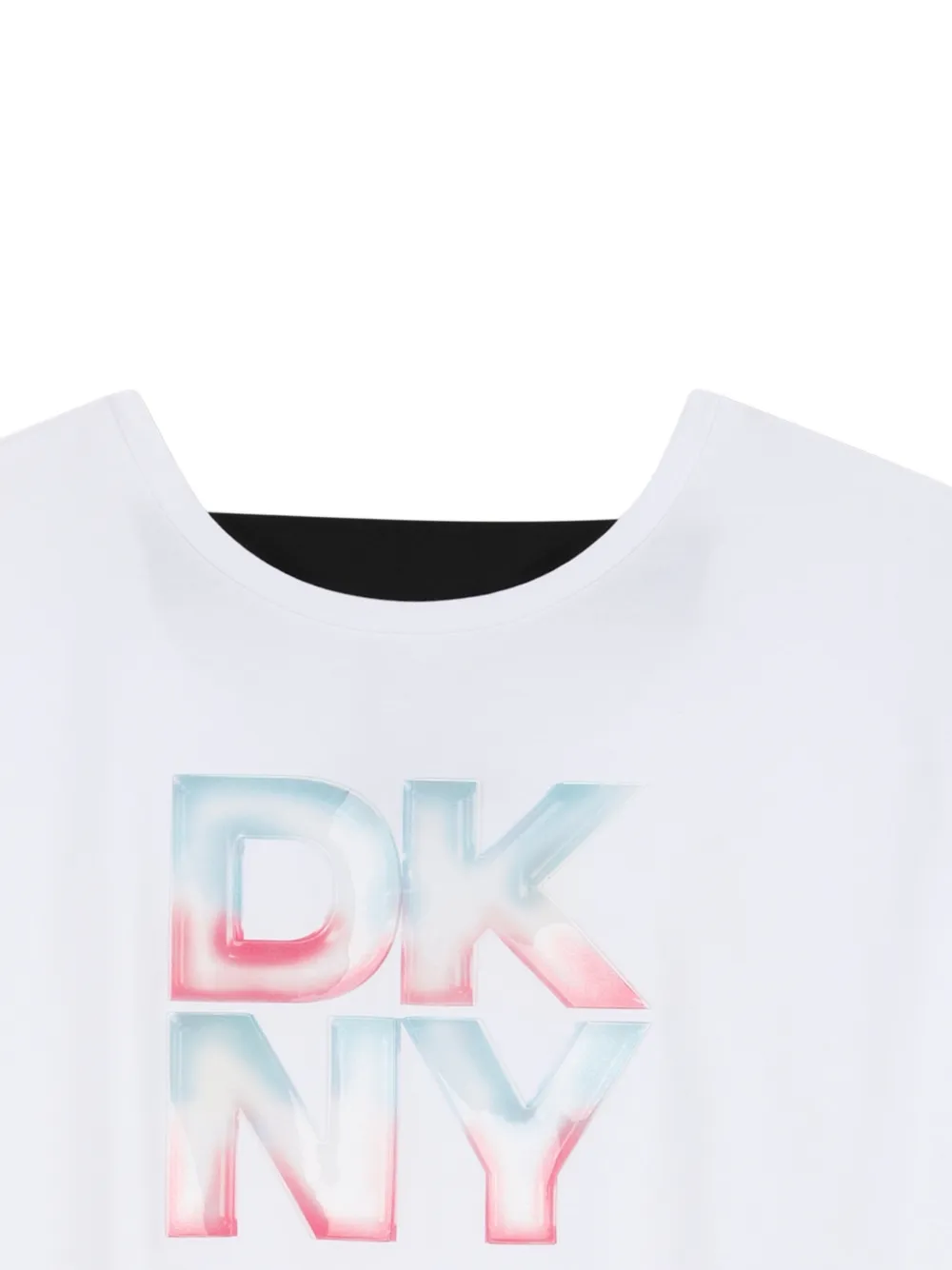 Футболка с логотипом Dkny Kids, белый — фото 3