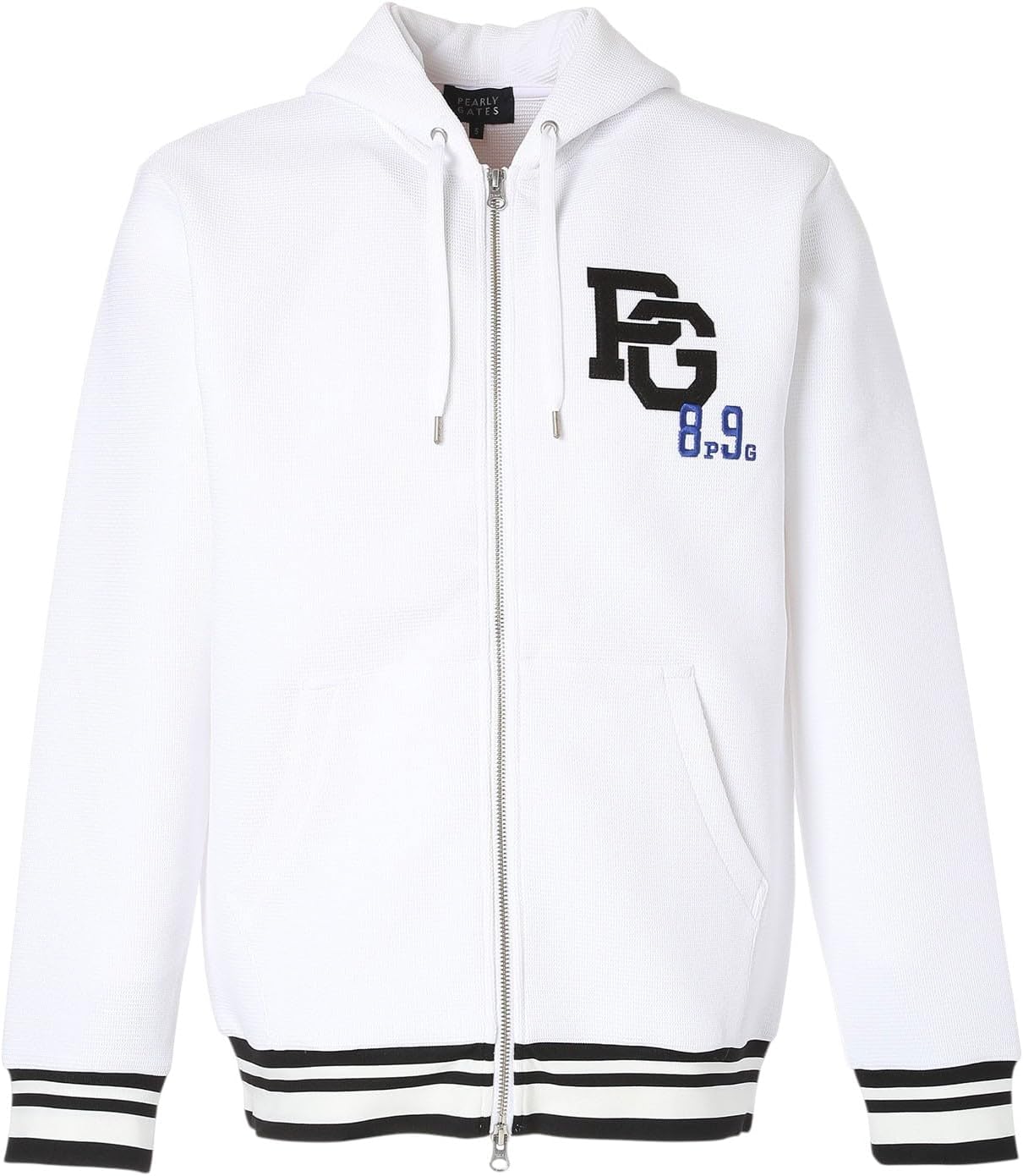 

Мужская толстовка с капюшоном Parly Gates 053-5262911 (картонная вафельная ткань) Pearly Gates, белый