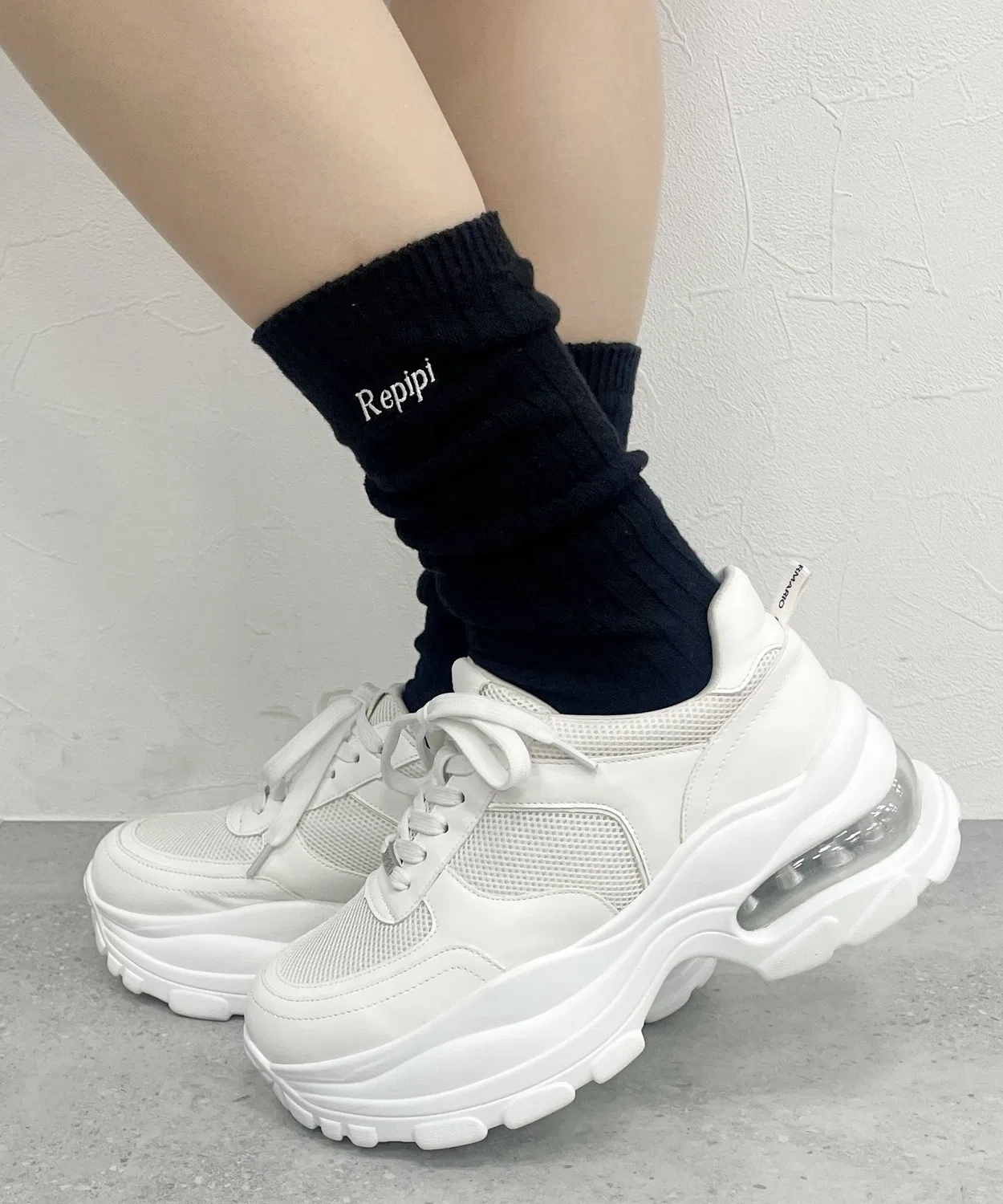 Носки-гольфы Color Loose Socks, чёрные