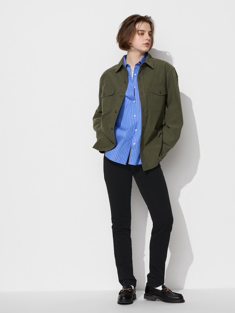 

Ультраэластичные джинсы длинные Uniqlo, черный