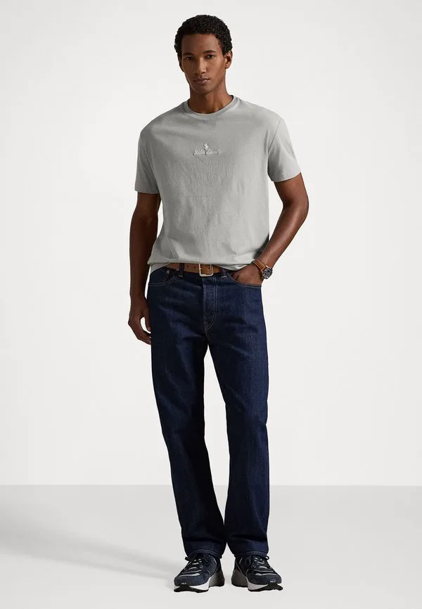 Классическая футболка с логотипом, базовая футболка Polo Ralph Lauren, Soft Grey — фото 2