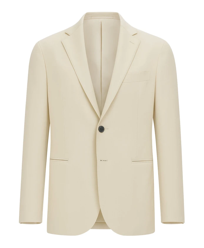 

Бежевая эластичная нейлоновая куртка Boggi Milano, бежевый