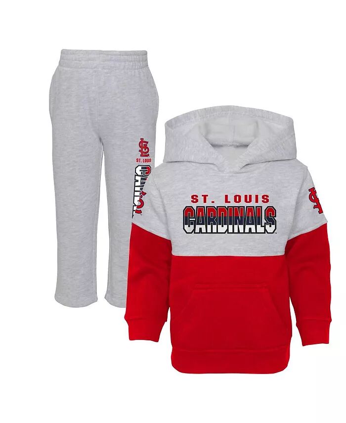 

Комплект из двух предметов Playmaker для мальчиков для малышей Red, Heather Grey St. Louis Cardinals Outerstuff, красный