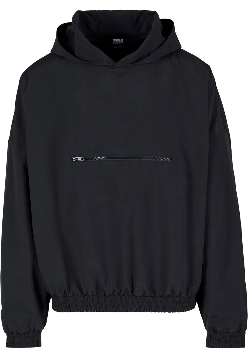 

Куртка всепогодная URBAN CLASSICS " Urban Classics Men's 90's Pullover Jacket" (1 шт.), с капюшоном, черный