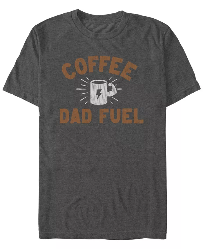 

Мужская футболка с коротким рукавом Coffee Dad Fifth Sun, серый