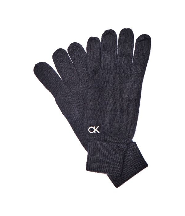 

Перчатки шерстяные Calvin Klein с добавлением кашемира, черный