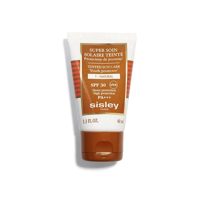 

Солнцезащитный крем super soin solaire visage spf 30 protector solar con color Sisley, цвет 01 natural