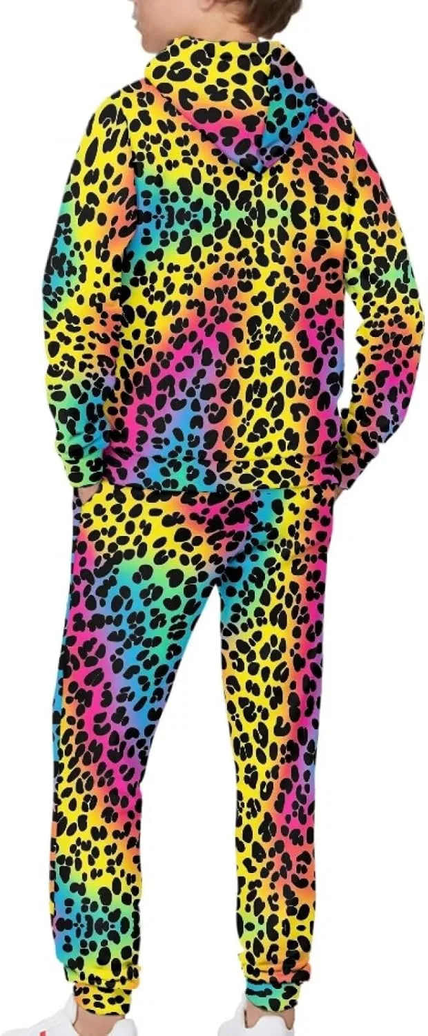 Детский спортивный костюм Leopard Print, Xpyiqun, 2 предмета — фото 4