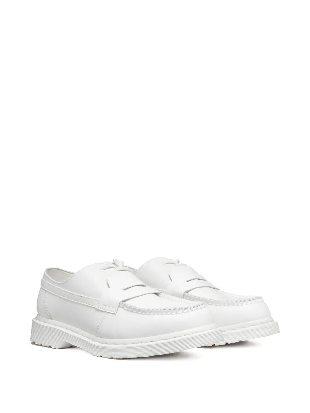 Лоферы Penton из коллаборации с Dr. Martens MM6 Maison Margiela, белый — фото 2