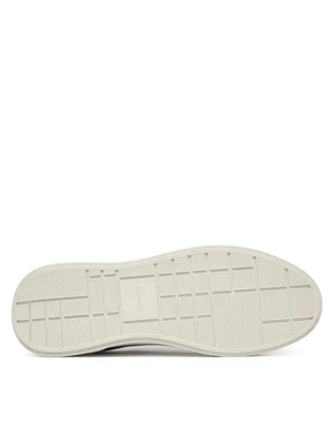 Calvin Klein Кроссовки Chunky Cupsole Lace Up Lth Pinch YM0YM01454 темно-красные — фото 4