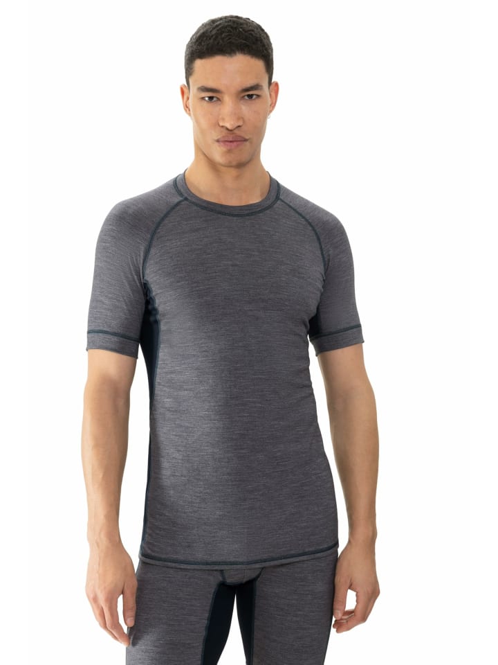 

Мужская футболка с круглым вырезом, однотонная Mey