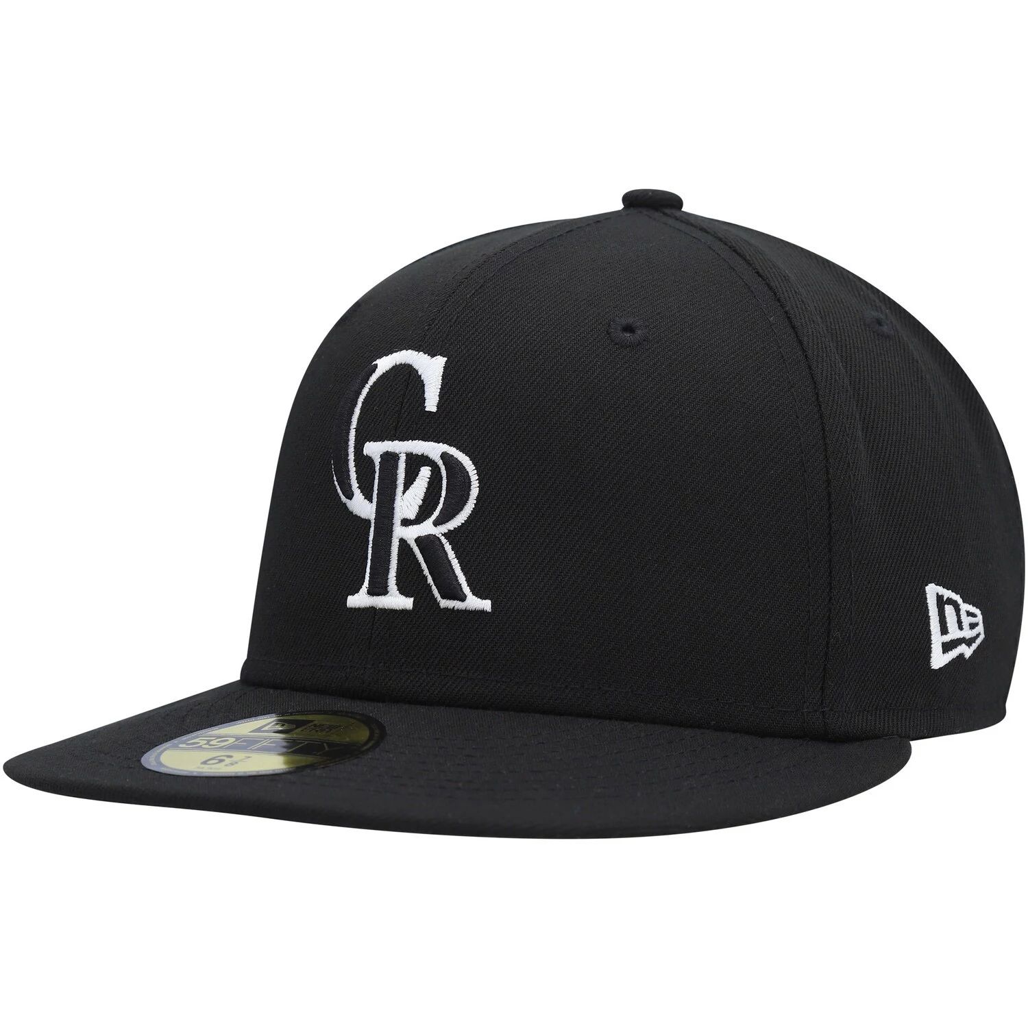 

Мужская приталенная шляпа New Era Colorado Rockies Black on Black Dub 59FIFTY