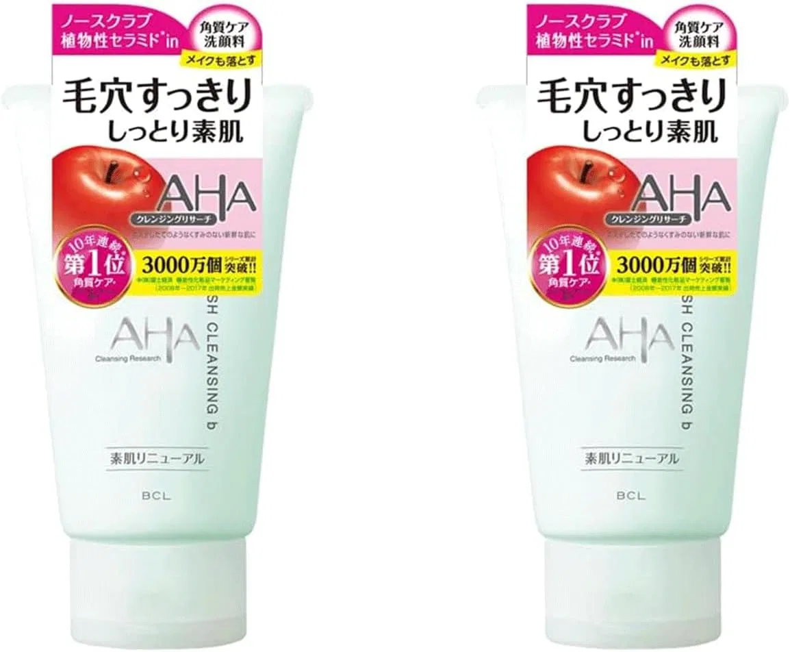 Набор — AHA Cleansing Research Wash Cleansing b, 120 г, 2 шт., набор с маской для лица