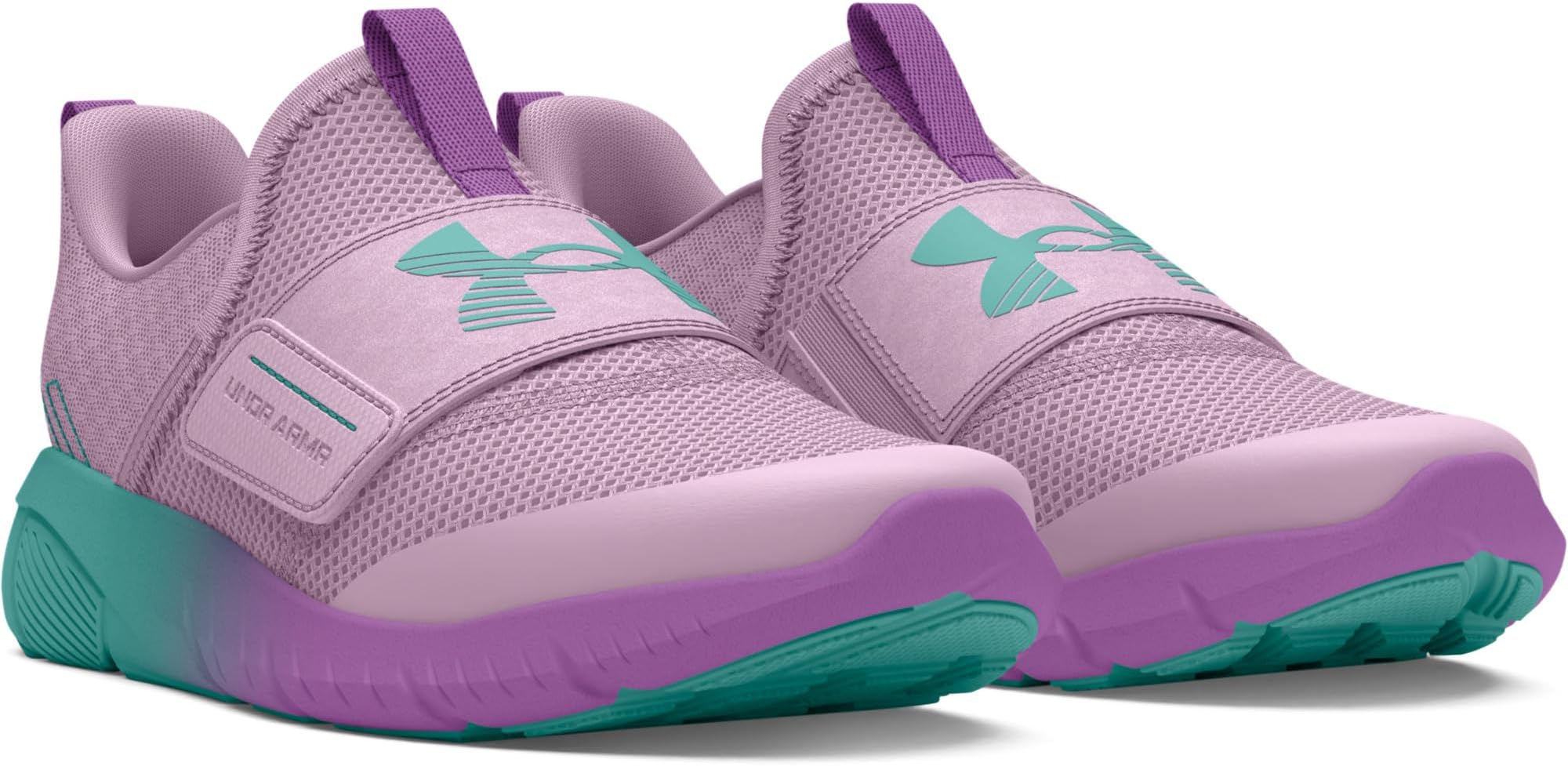 

Кроссовки Under Armour Kids Flash Fade Running Shoe, цвет Purple Ace/Provence Purple/Radial Turquoise