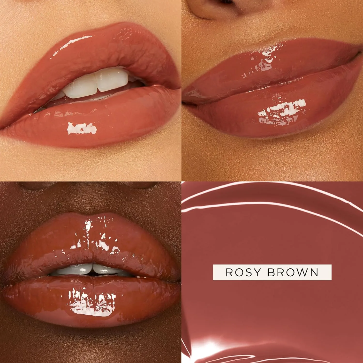 Tarte Maracuja Juicy Lip Vinyl Gloss - увлажняющий и объемный блеск-бальзам для губ с гиалуроновой кислотой и витамином E, rosy brown — фото 2