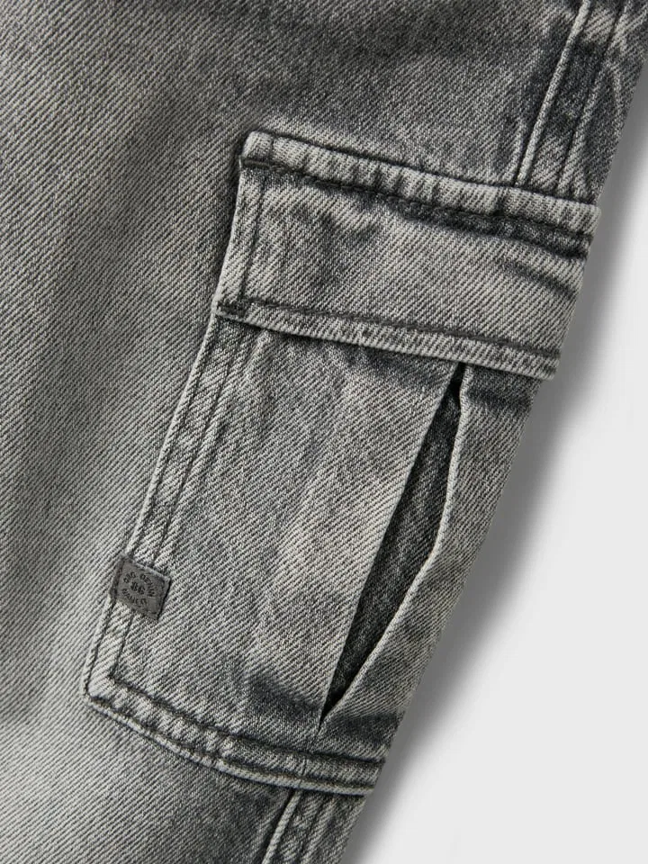 Джинсы Comfort fit Name it, светло-серый — фото 3