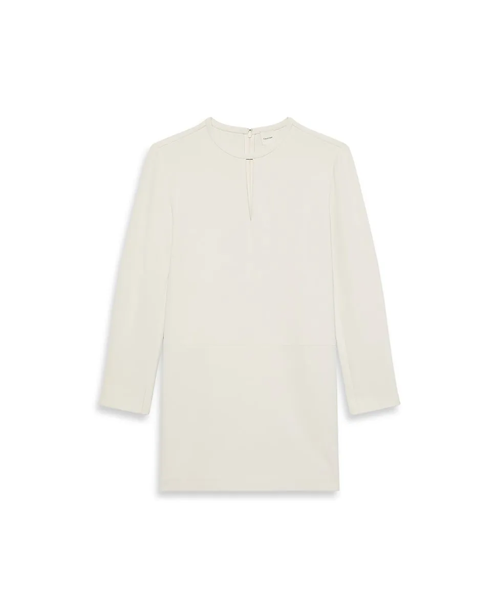 

Короткое платье из крепа Calvin Klein, белый