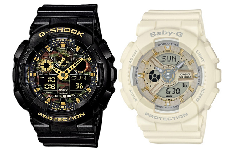 

CASIO Часы унисекс парные Table Series Black Watch