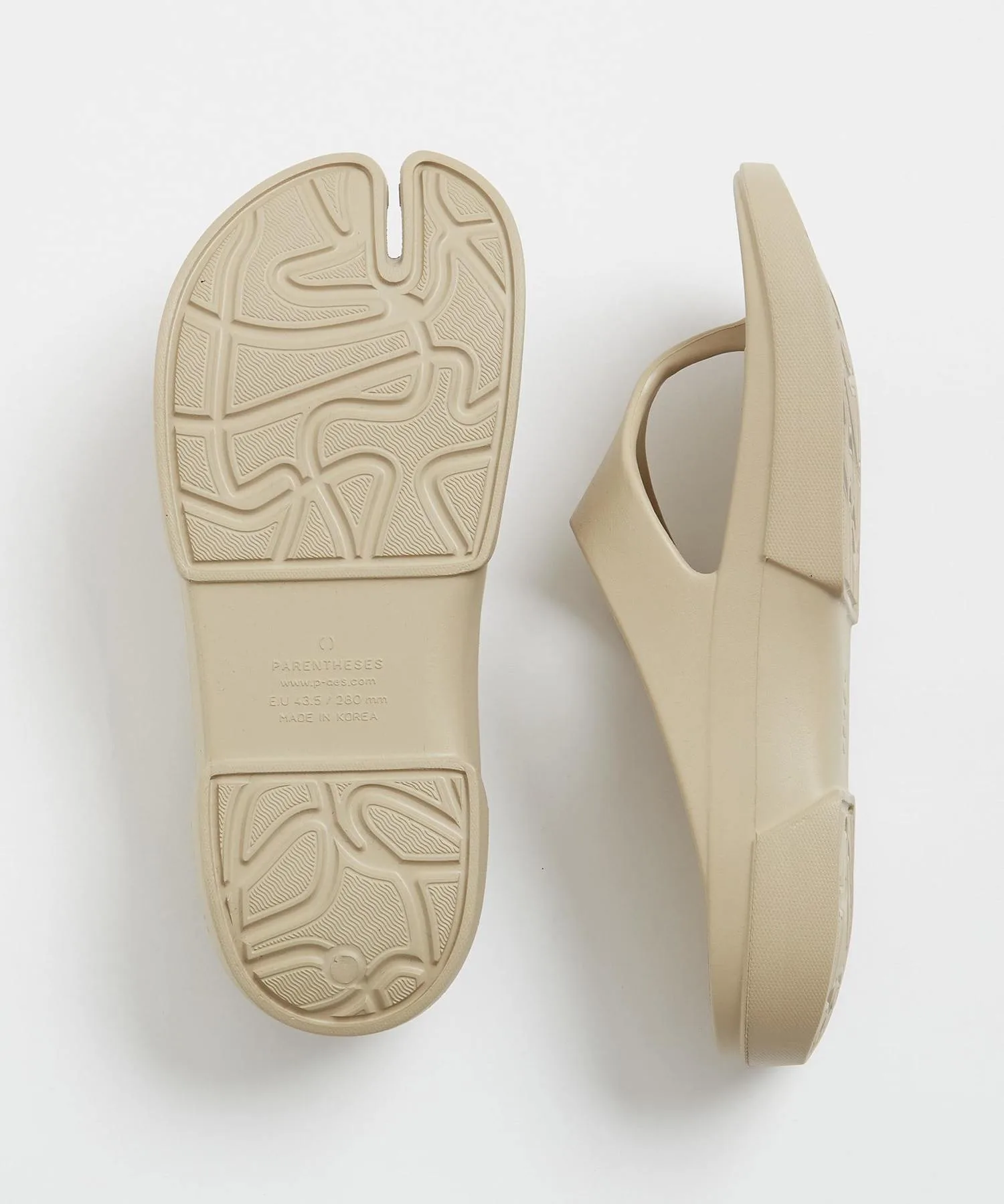 Мужские сланцы Flipflop Basic Line PAES чёрные — фото 2