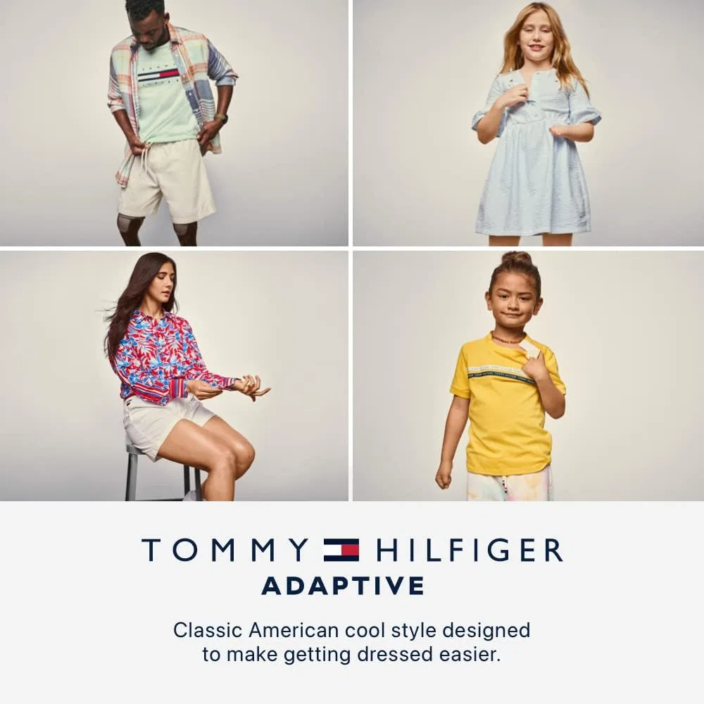 Женские джинсы прямого кроя с адаптивной посадкой Tommy Hilfiger — фото 4