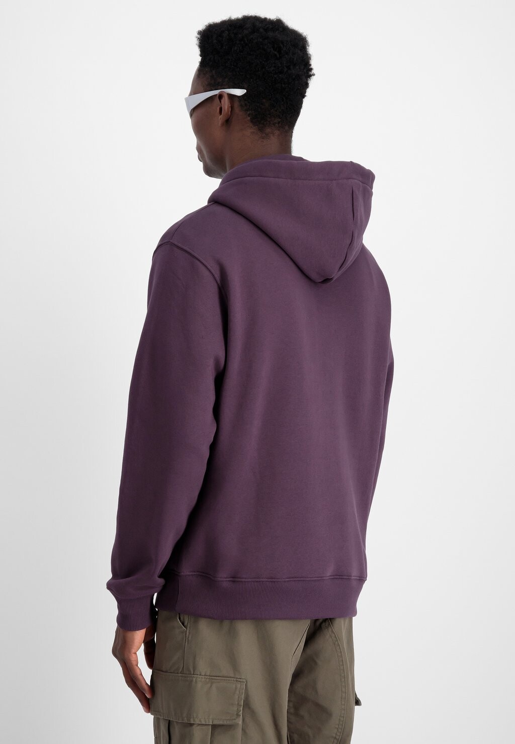 

Толстовка с капюшоном BASIC Alpha Industries, фиолетовый