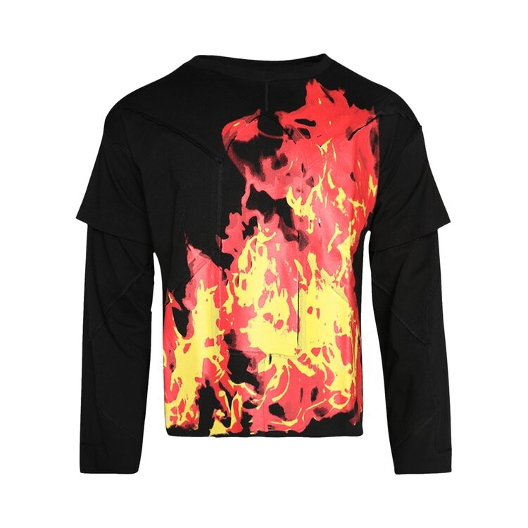 

Лонгслив Who Decides War Flame Long-Sleeve, черный