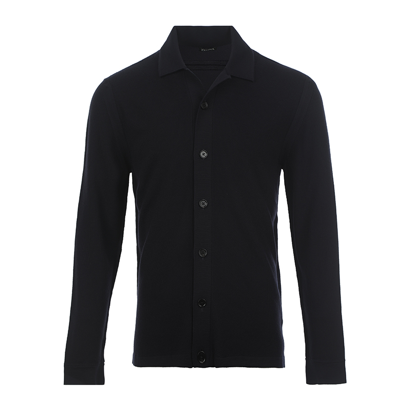 

Zegna SS25 трикотаж мужской Ermenegildo Zegna, темно-синий