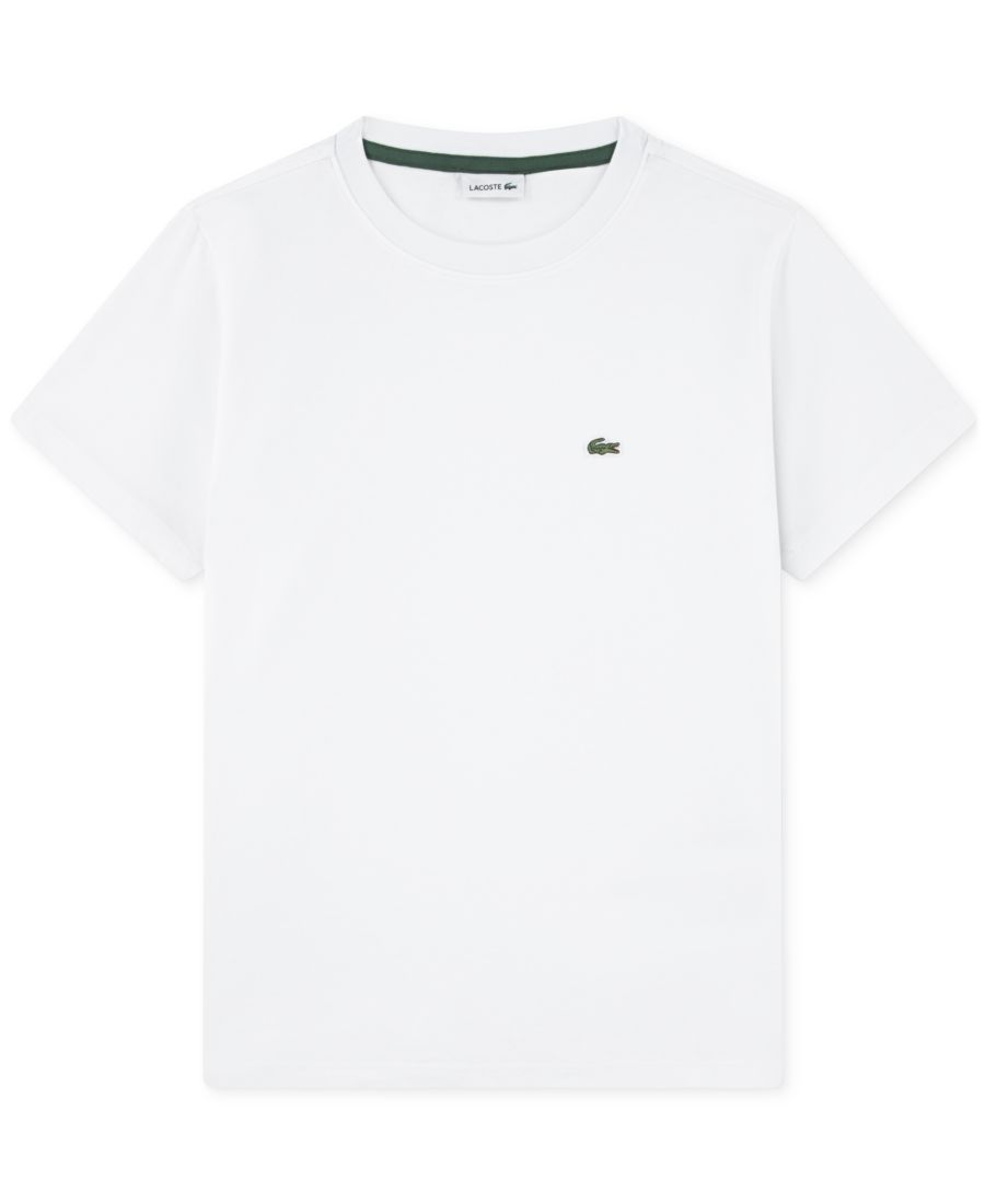 

Хлопковая футболка с коротким рукавом для мальчиков (Big Boys Short-Sleeve Cotton Core T-Shirt) Lacoste, Blanc, Белый, Хлопковая футболка с коротким рукавом для мальчиков (Big Boys Short-Sleeve Cotton Core T-Shirt) Lacoste, Blanc