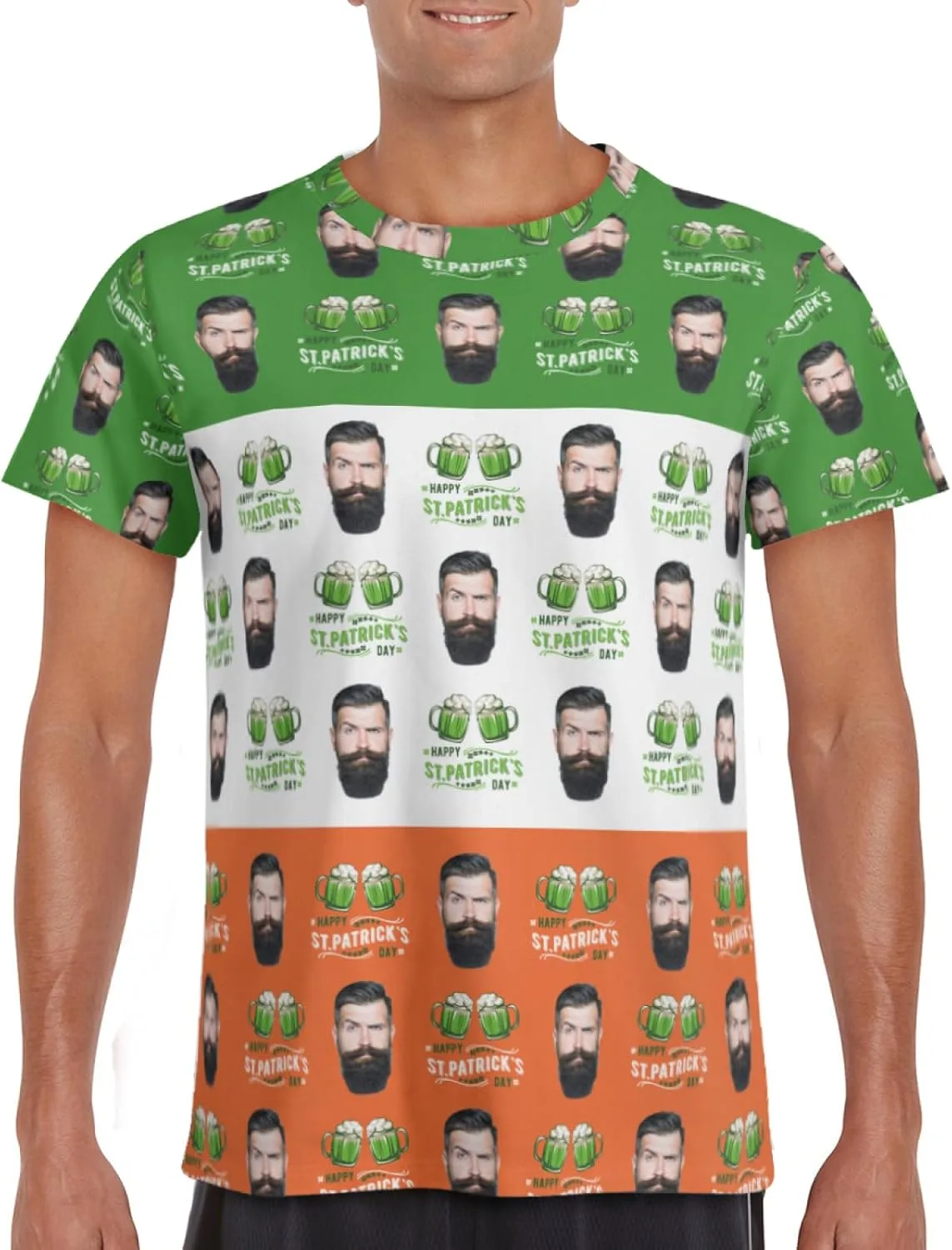 Футболка Custom St Patrick's Day с принтом — фото 3