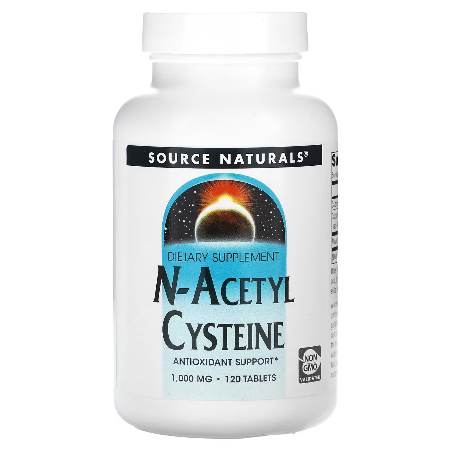 

N-ацетилцистеин Source Naturals 1000 мг, 120 таблеток