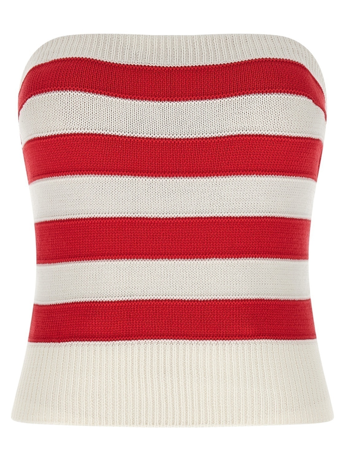 

Вязаный крючком топ Ermanno Scervino, красный