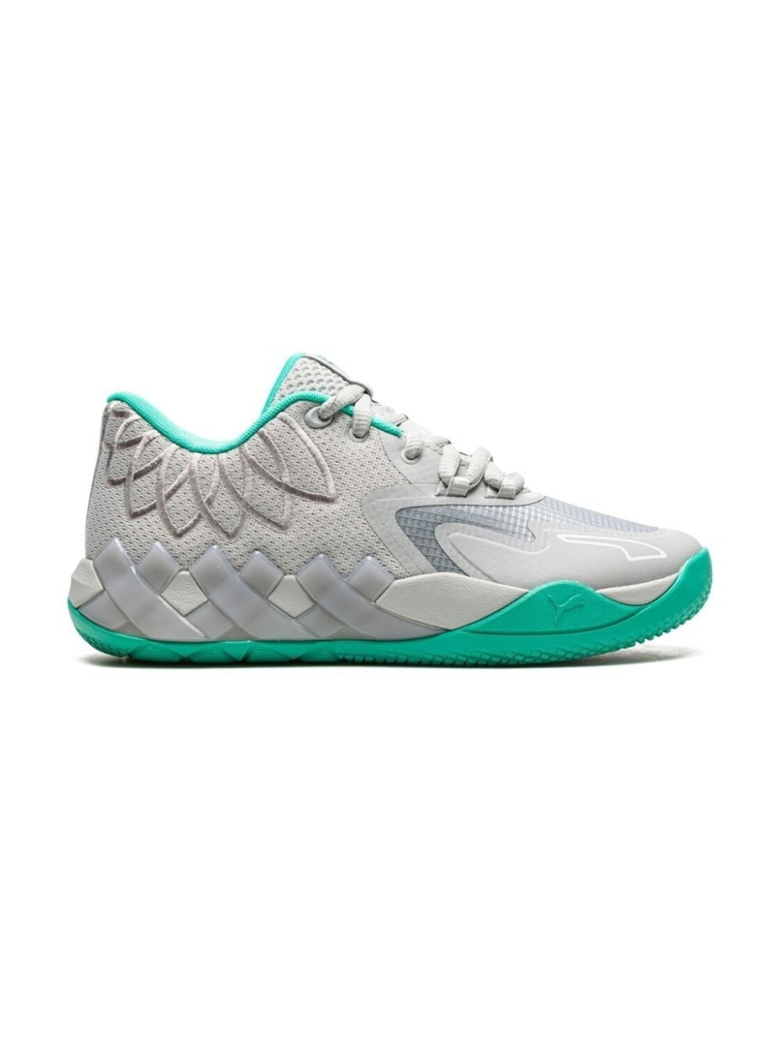Кроссовки MB.01 Lo из коллаборации с LaMelo Ball Puma Kids, серый — фото 2