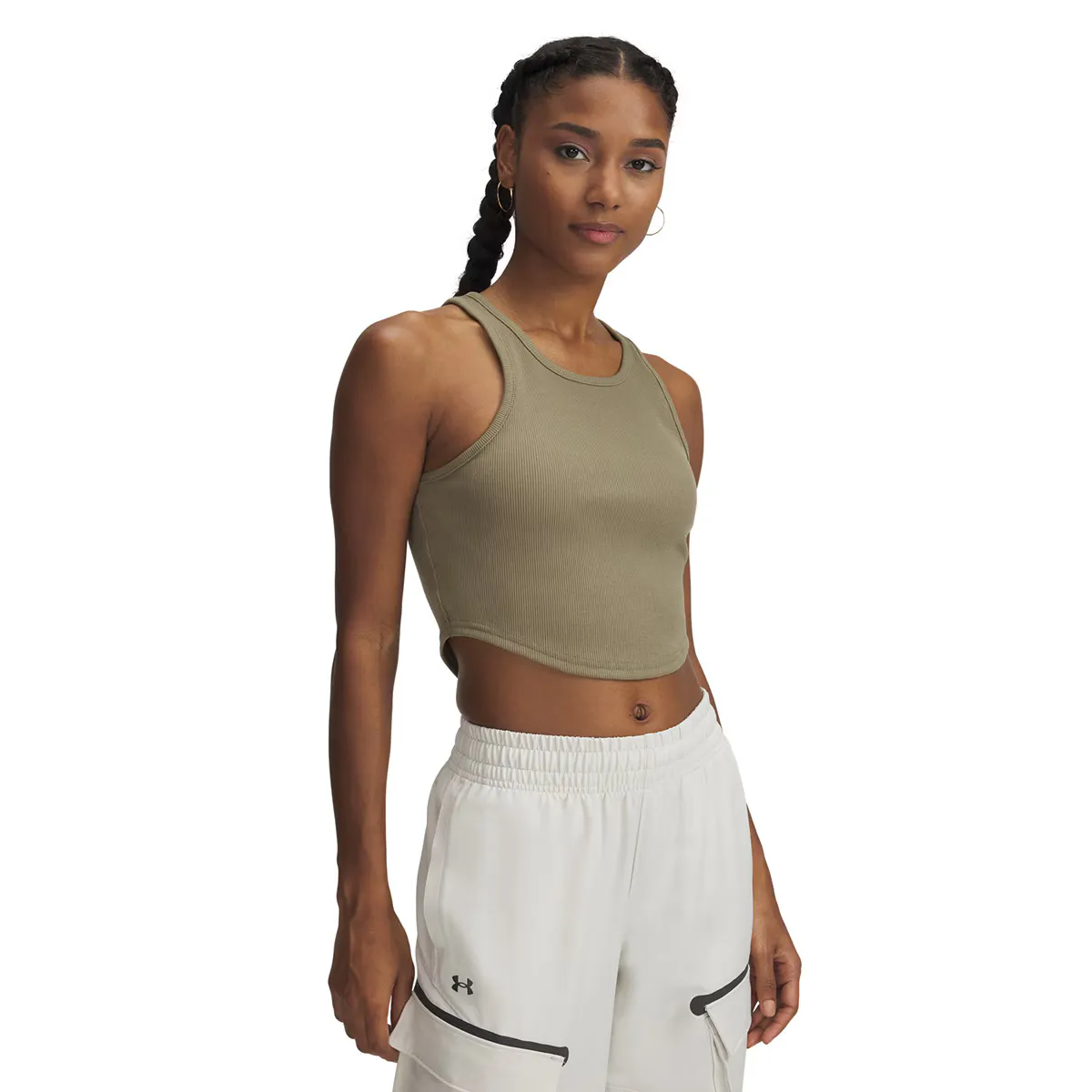 

UA Rival Rib Tank Under Armour женская футболка, коричневый