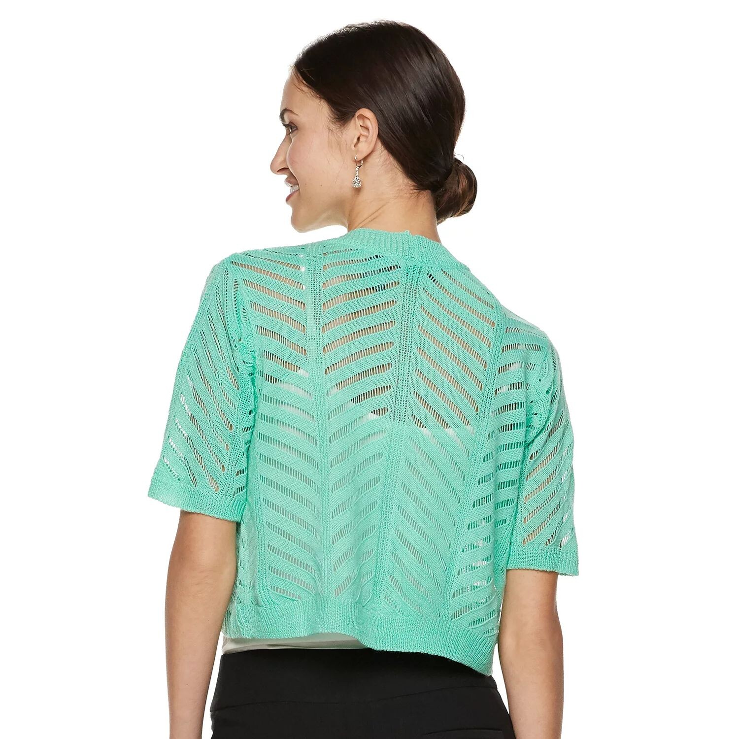 

Женское ажурное плечо Nina Leonard, связанное крючком Nina Leonard, темно-синий