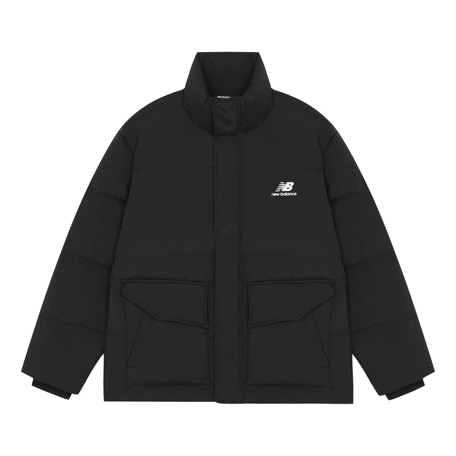 

Куртка New Balance Logo Print Warm Jacket 'Black', черный