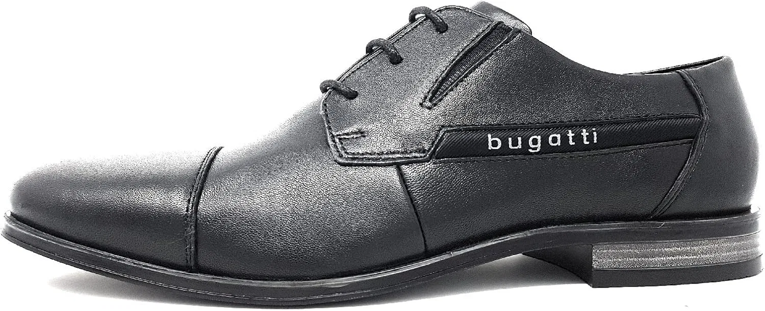Мужские ботинки Bugatti 313-A3S04 на шнуровке, Black
