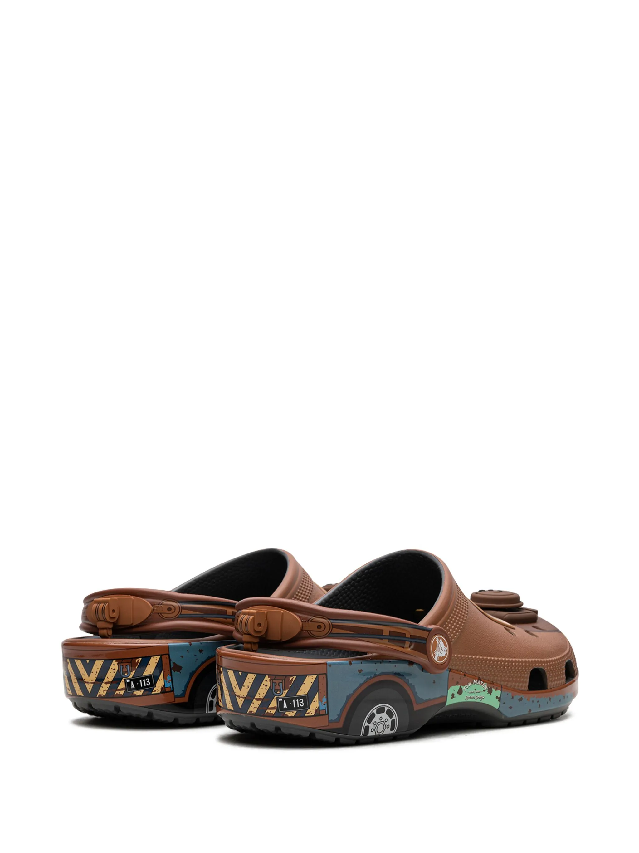 Клоги Cars-Mater Crocs, коричневый — фото 3