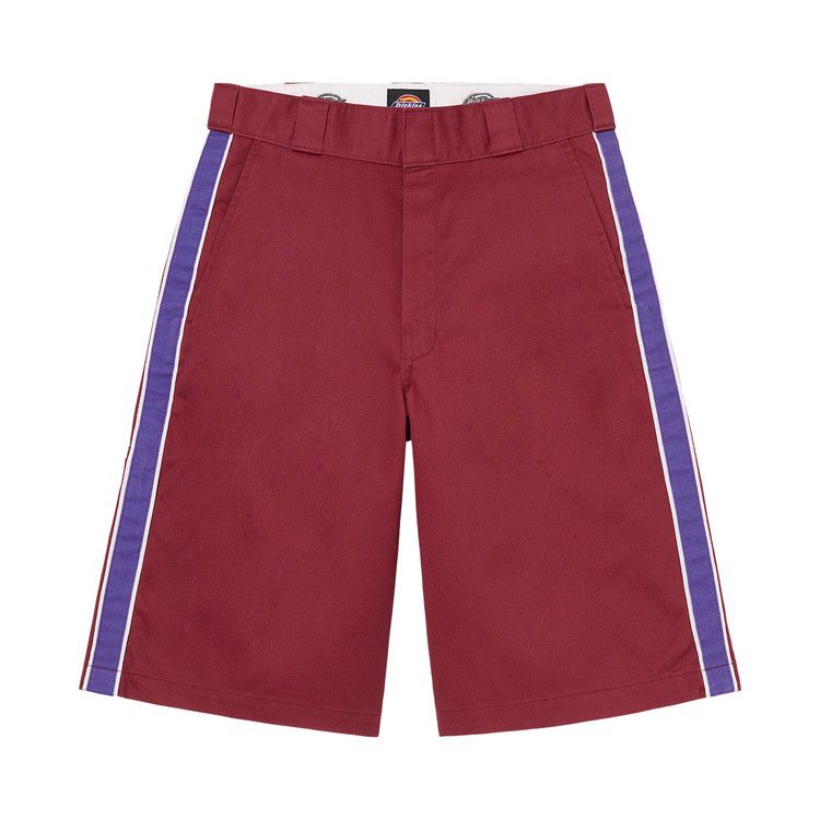 

Шорты Supreme x Dickies Stripe 13" Loose Fit Work Short, Maroon