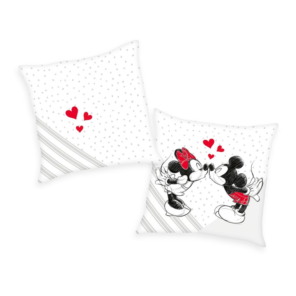 

Мягкая подушка-велбоа Herding Disney's Mickey & Minnie, декоративная подушка 40/40 см