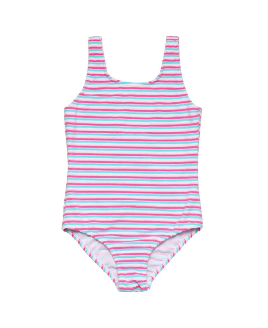 Купальник Big Girls Sorbet Stripe Teen Scoop Snapper Rock, розовый