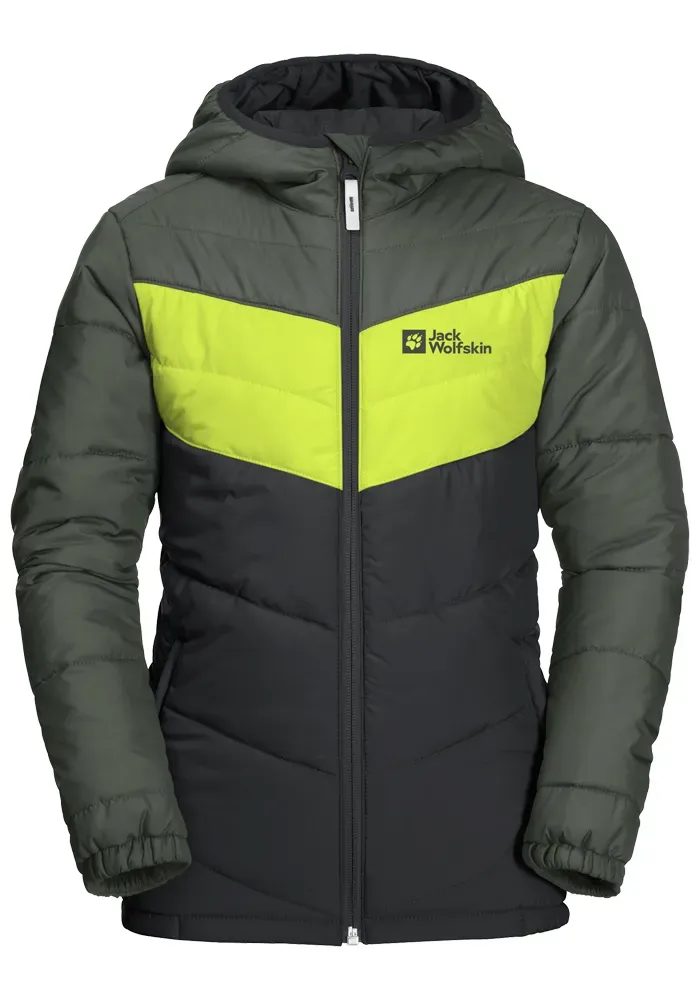 

Флисовая куртка Jack Wolfskin "THREE HILLS JACKET KIDS", с капюшоном, цвет Phantom