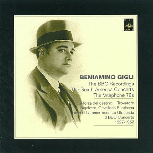 

CD диск Beniamino Gigli: Bbc Recordings / Various: Beniamino Gigli: BBC Recordings / Various