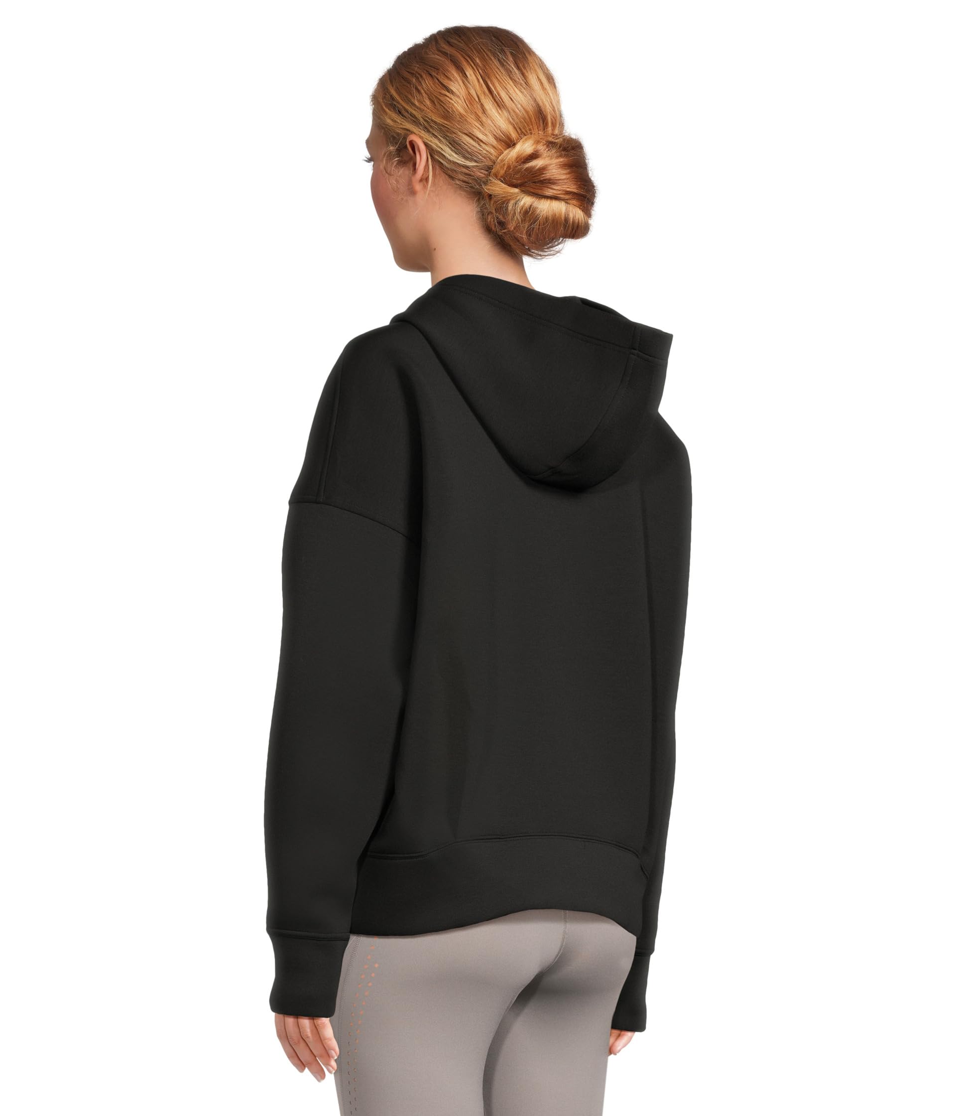 Худи adidas by Stella McCartney Scuba Hoodie JV7036, черный — фото 3