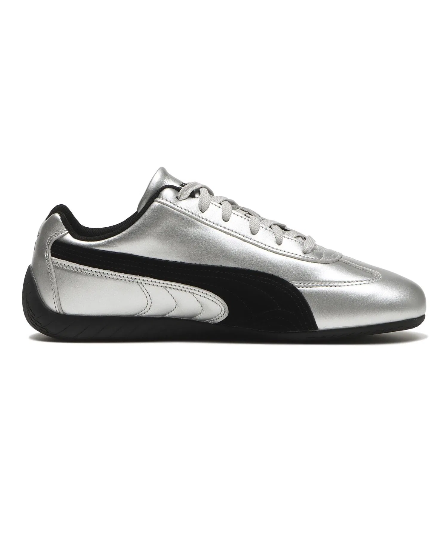 Унисекс кроссовки PUMA SPEEDCAT METALLIC серебристые — фото 4