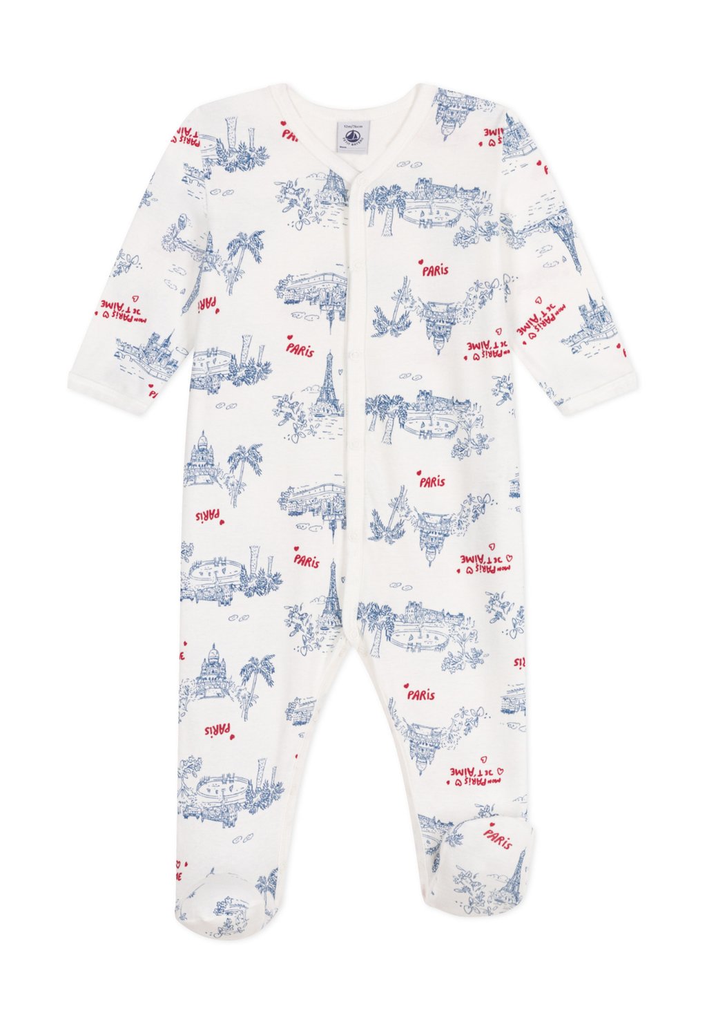 

Комбинезон PARIS Petit Bateau, белый