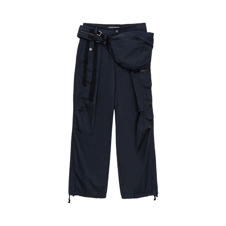 

Брюки Hyein Seo Waist Bag Pocket Pants 'Black', черный