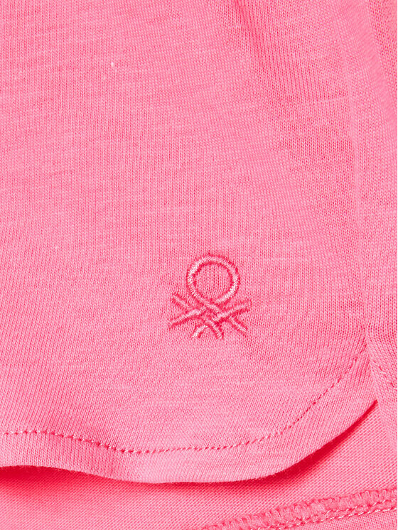 Спортивные шорты стандартного кроя United Colors Of Benetton, розовый — фото 3