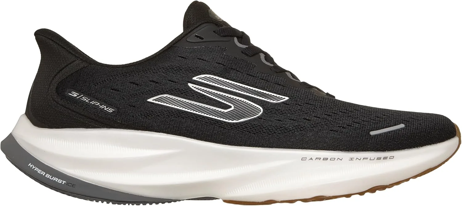 Мужские кроссовки Skechers Aero Spark Hands Free без шнурков, белый/черный — фото 4